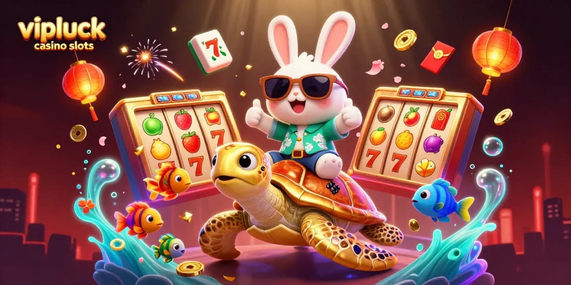Spielen Sie vipluck casino slots und entdecken Sie die bunten Spielautomaten mit Fruchtsymbolen.
