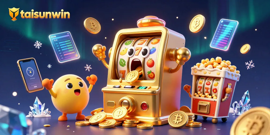 Win big with the taisunwin slot machine jackpot, coins pouring from its mouth!
