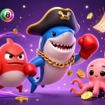 go88 showcases a thrilling casino adventure with vibrant characters and dynamic lottery elements.