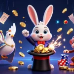 Experience the thrill of 789 club with a vibrant 3D casino scene showcasing dynamic slots and playful characters