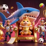 Experience thrilling gaming at rikvip with a vibrant 3D illustration showcasing the excitement of the casino world.